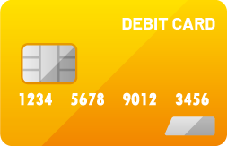 A debit card. 