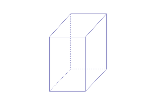 Prisme rectangulaire à base rectangulaire