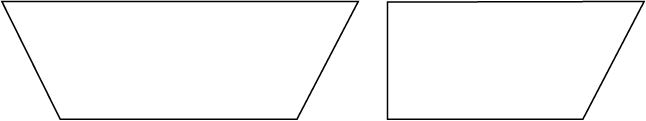 There are two different trapezes.