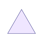 A triangle.